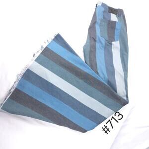 L & B Flare Casual Denim Medium Wash Jeans Womens Size 8 Blue